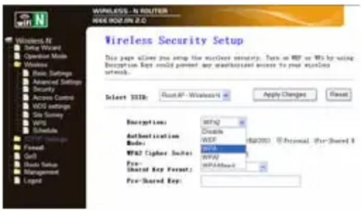 Approx 4Port LiteN - Impostazioni di protezione wireless - 1