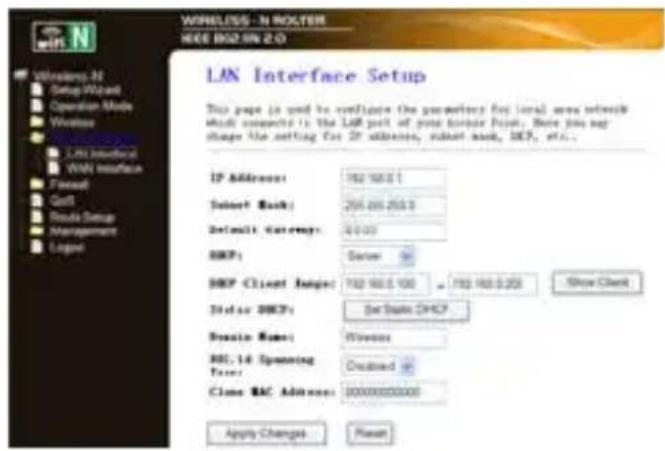 Approx appR300V2 - Impostazioni LAN - 1