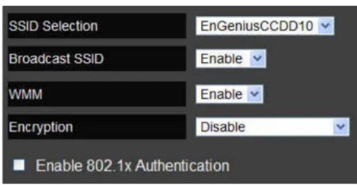ENGENIUS EIR900 - Configuring Security - 1