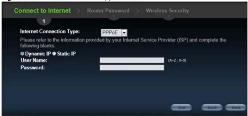 ZYXEL NBG6503 - Connection Type: PPPoE - 1