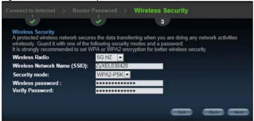 ZYXEL NBG6503 - Wireless Security: WPA-PSK/WPA2-PSK - 1