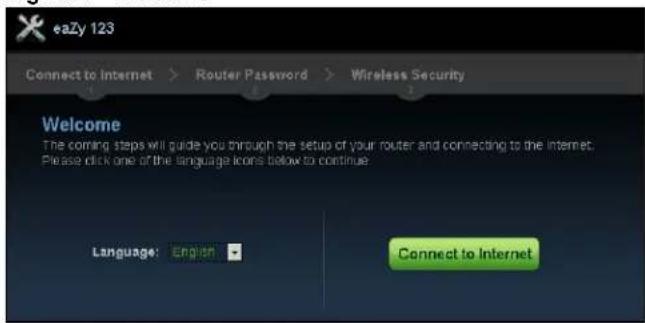 ZYXEL NBG6503 - Accessing the Wizard - 1