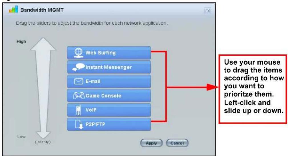 ZYXEL NBG6503 - Bandwidth MGMT - 1