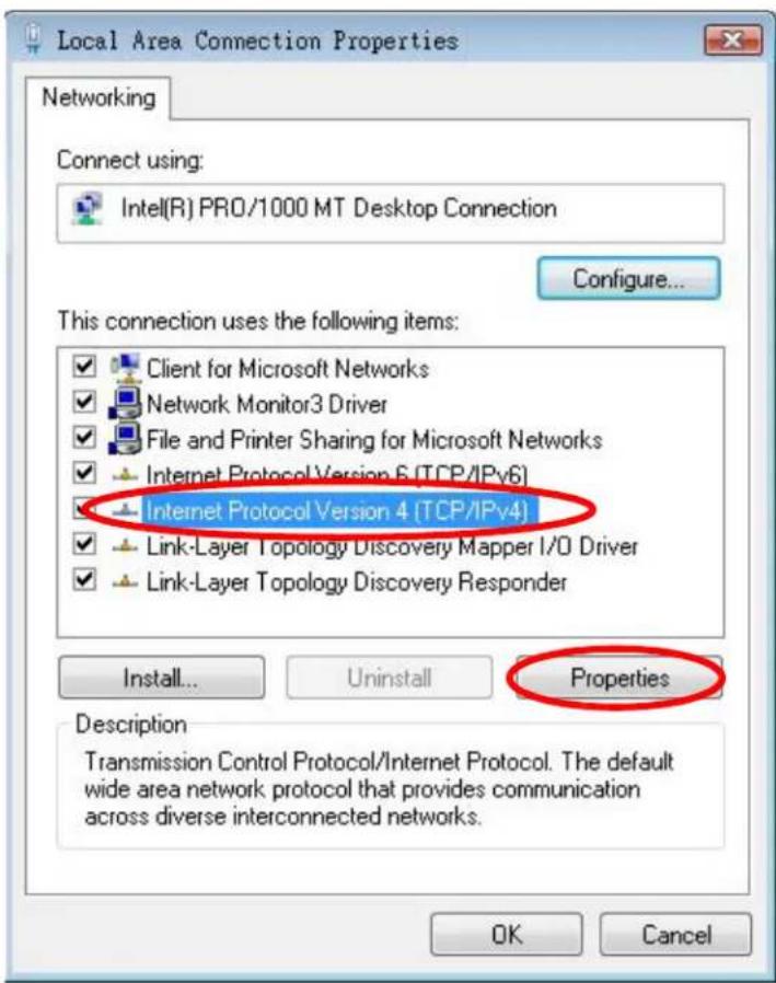 ZYXEL NBG6503 - Right-click Local Area Connection and then select Properties. - 2