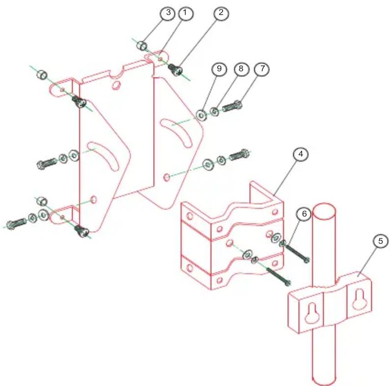 D-LINK ANT701400N - Triple Polarization Directional Antenna - 8