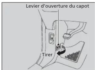 Honda Odyssey (2013) - Ouverture du capot - 1