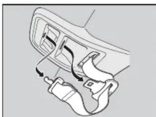 Honda Odyssey (2013) - Ceinture de sécurité avec ancrage amovible - 1