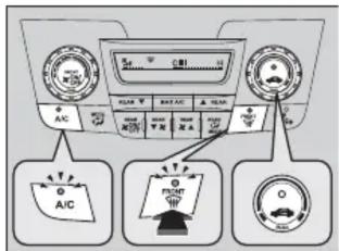 Honda Odyssey (2013) - Dégivrage du pare-brise et des glaces - 1