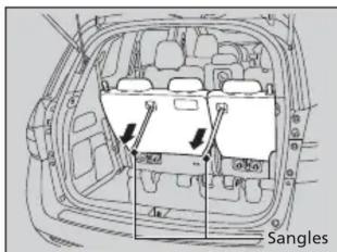 Honda Odyssey (2013) - Rangement du siège escamotable Magic Seat® de la troisième rangée - 1
