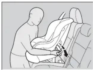 Honda Odyssey (2013) - Installation d'un siège de sécurité pour enfant avec une ceinture sous-abdominale/épaulière - 1