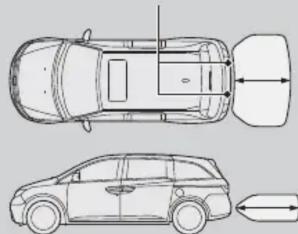 Honda Odyssey (2013) - Système de capteurs de stationnement\* - 2