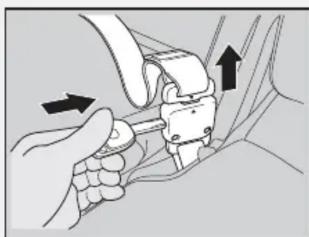 Honda Odyssey (2013) - Ceinture de sécurité avec ancrage amovible - 1