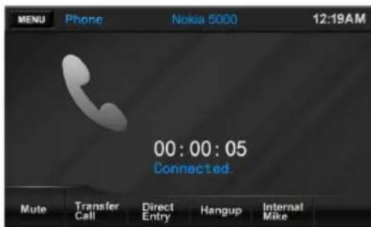 AUDIOVOX VME 9520NAV - Make a call (using lists): - 1