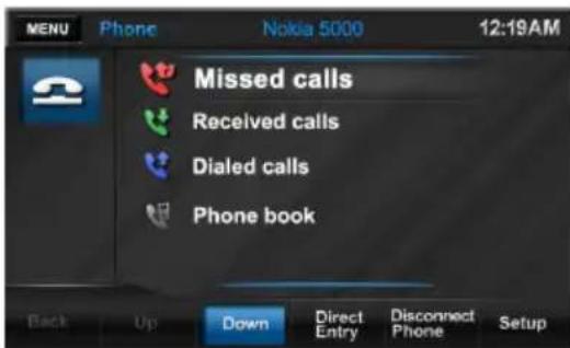 AUDIOVOX VME 9520NAV - Connecting to a Bluetooth device - 1