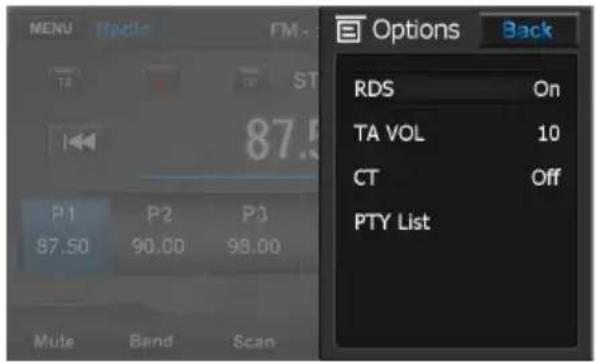 AUDIOVOX VME 9520NAV - PTY-Liste: - 1