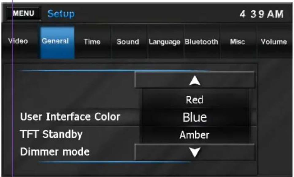 AUDIOVOX VME 9520NAV - Menu de paramétrage du système - 1