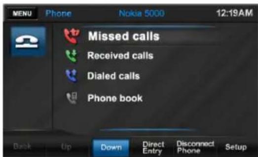 AUDIOVOX VME 9520NAV - Bluetooth® Brancher à un apparéil Bluetooth - 1