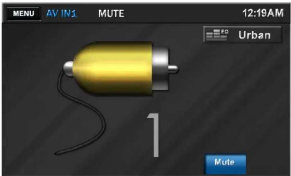 AUDIOVOX VME 9520NAV - AV IN1/AV IN2 Input - 1