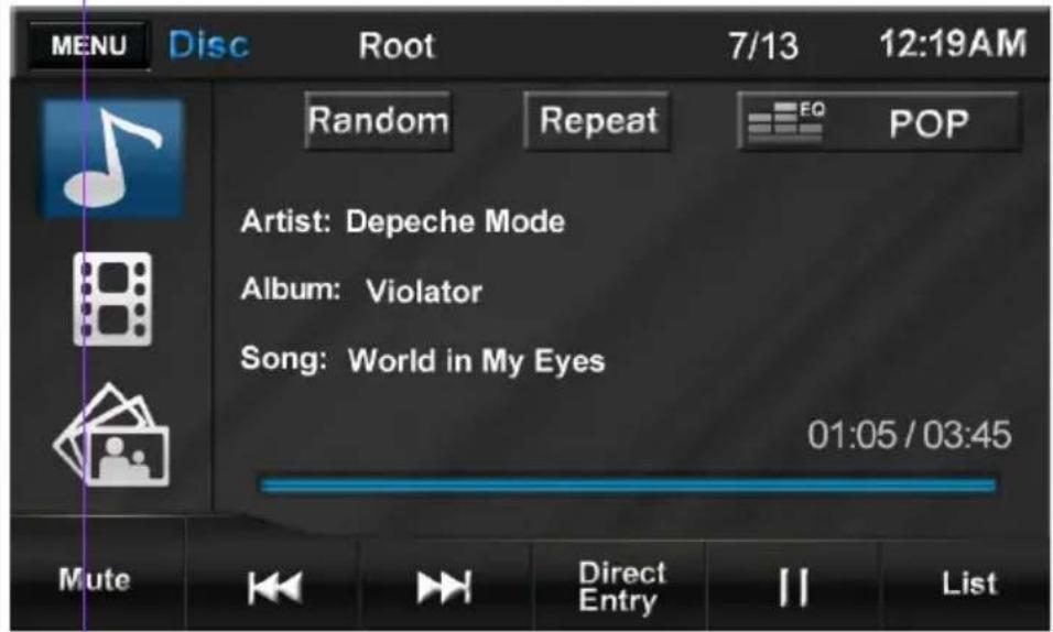 AUDIOVOX VME 9520NAV - Chargement des supports à生存 - 1