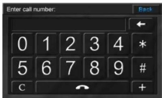 AUDIOVOX VME 9520NAV - Appeler (saisir un numero directement sur le clavier) : - 1