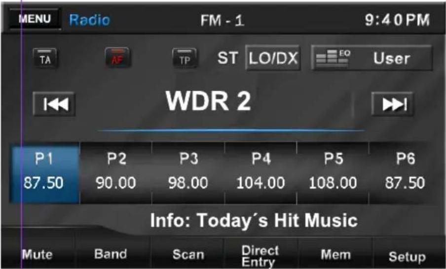 AUDIOVOX VME 9520NAV - Radio AM/FM - 1