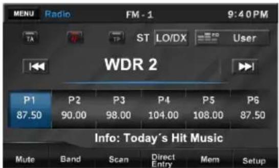 AUDIOVOX VME 9520NAV - UKW/MW-Radio - 1