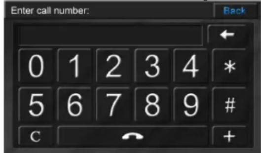 AUDIOVOX VME 9520NAV - Tätigen eines Anrufs (Direkteingabe über Tastenfeld): - 1