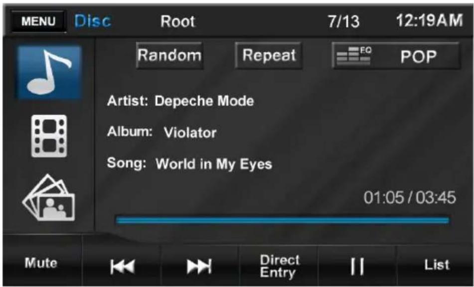 AUDIOVOX VME 9520NAV - Loading Media - 1