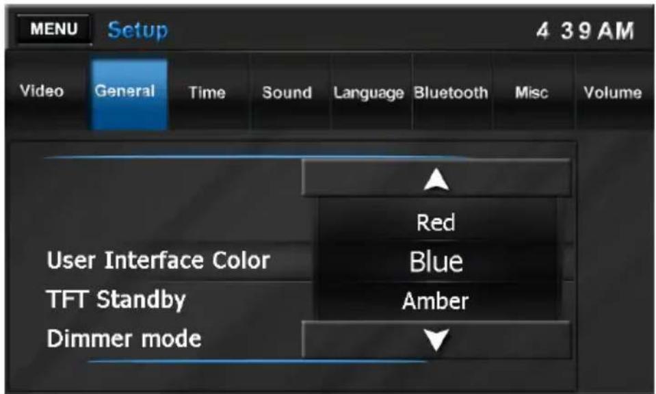 AUDIOVOX VME 9520NAV - Menu für Systemeinstellungen - 1