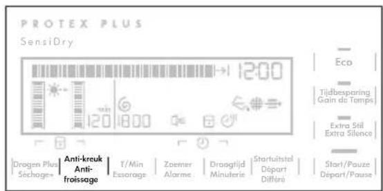 AEG T97685IH - Fonction Anti-froissage - 1