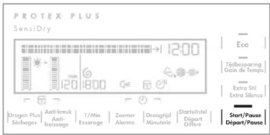 AEG T97685IH - Départ d'un programme - 1