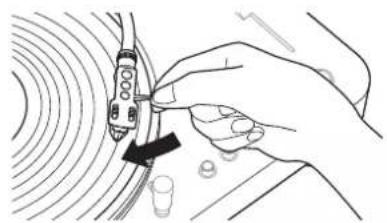 AUDIO TECHNICA ATLP1240USB - Position the tonearm over the desired location (groove) on the record. - 1