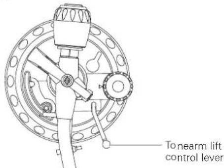 AUDIO TECHNICA ATLP1240USB - Raise the tonearm by lifting the tonearm lift control lever to the UP position. - 1