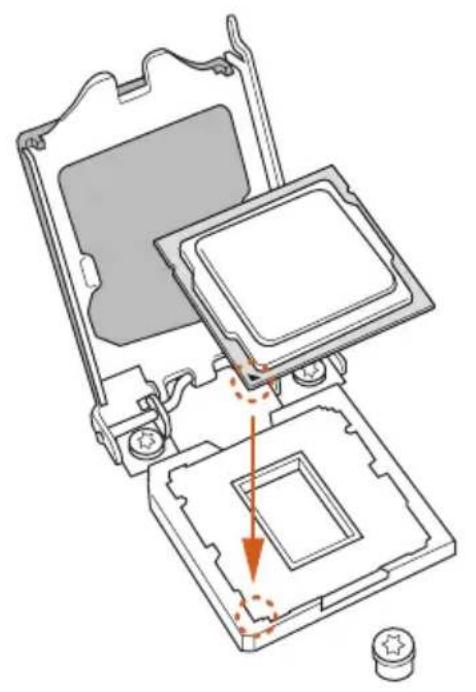 ASROCK B85M Pro4 - Installing the CPU - 4