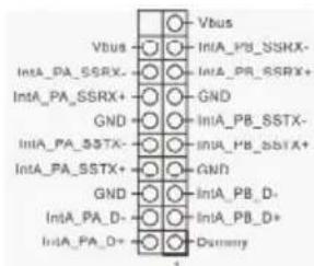Vbus IntA_PA_SSRX- IntA_PA_SSRX+ GND IntA_PA_SSTX- IntA_PA_SSTX+ GND IntA_PA_D- IntA_PA_D+ Vbus IntA_PB_SSRX- IntA_PB_SSRX+ GND IntA_PB_SSTX- IntA_PB_SSTX+ GND IntA_PB_D- IntA_PB_D+ Dummy 1