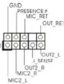 GND PRESENCE# MIC_RET OUT_RE1 OUT2_L I_SENSF OUT2_R MIC2_R MIC2_L