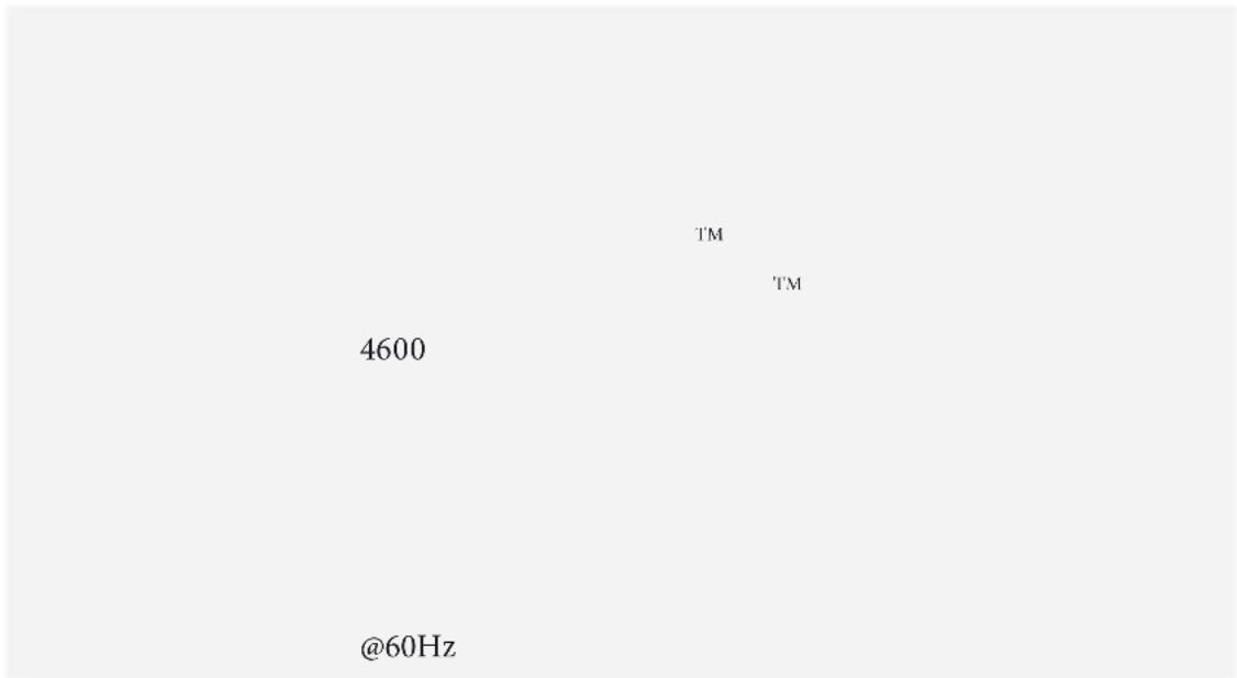 TM TM 4600 @60Hz