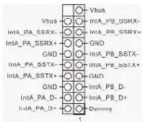 Vbus IntA_PA_SSRX- IntA_PA_SSRX+ GND IntA_PA_SSTX- IntA_PA_SSTX+ GND IntA_PA_D- IntA_PA_D+ Vbus IntA_PB_SSRX- GND GND GND GND Dummy 1