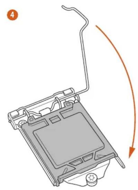 ASROCK Z87M Pro4 - Installing the CPU - 5