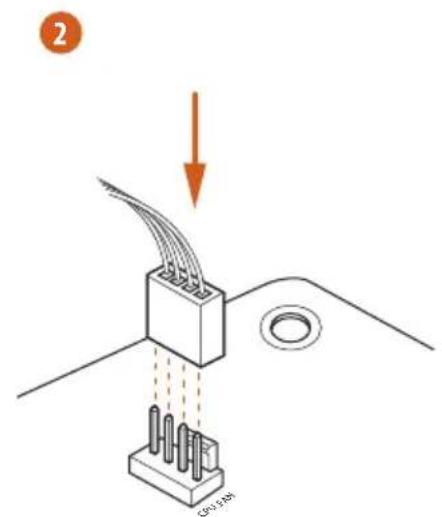 ASROCK Z87M Pro4 - Installing the CPU Fan and Heatsink - 3