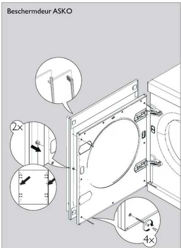ASKO T754 - Front monteren - 6