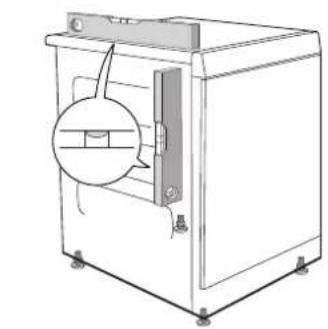 ASKO T754 - Réglage des pieds - 1