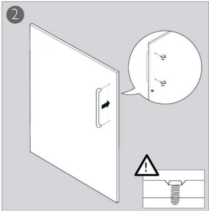 ASKO T754 - Instalar a porta - 4
