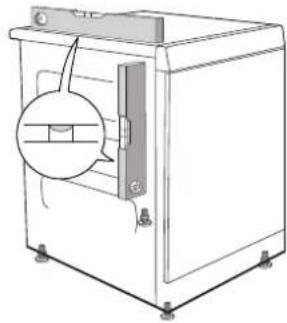 ASKO T754 - Ajustar os pés - 1