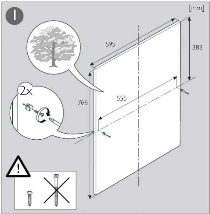ASKO T754 - Fitting the cover door - 3