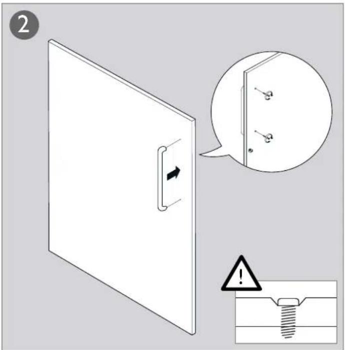 ASKO T754 - Montaje de la puerta exterior - 4