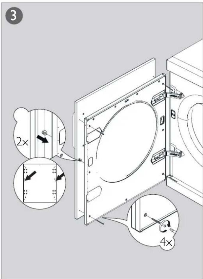 ASKO T754 - Montaje de la puerta exterior - 5