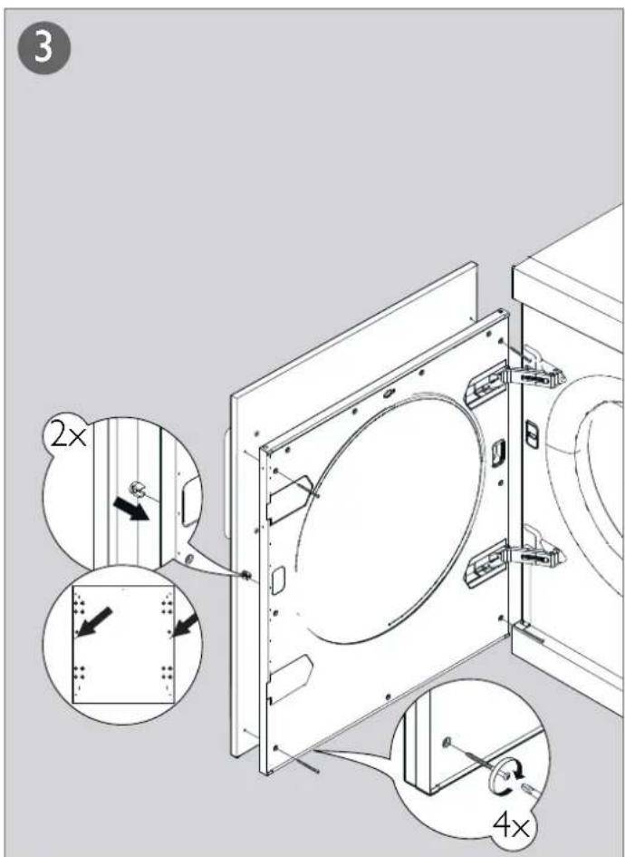 ASKO T754 - Kalusteoven asennus - 5