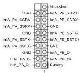 VbusVbus Vbus IntA_PB_SSRX- IntA_PB_SSRX+ GND IntA_PB_SSTX- IntA_PB_SSTX+ GND IntA_PB_D- IntA_PB_D+ Dummy 1