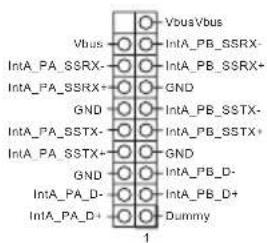 Vbus/Vbus Vbus IntA_PB_SSRX- IntA_PA_SSRX- IntA_PB_SSRX+ GND GND IntA_PB_SSTX- IntA_PA_SSTX- IntA_PB_SSTX+ GND GND IntA_PB_D- IntA_PA_D- IntA_PB_D+ Dummy 1